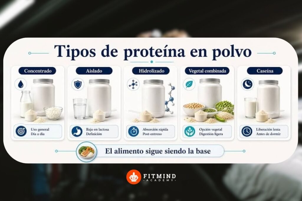 comparación de proteína whey caseína y proteínas vegetales