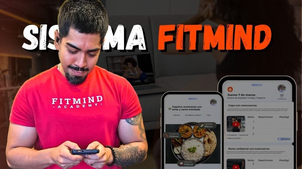 Sistema Fitmind de entrenamiento personalizado nutrición flexible y seguimiento online